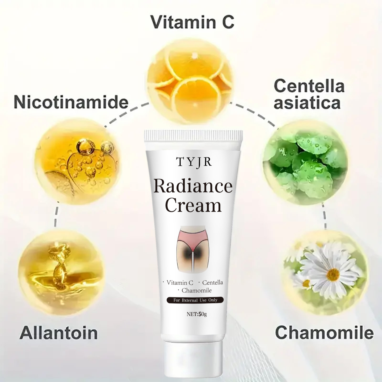 Snow White Cream Contains Niac - Centella Asiatica Toner 评论和价格
